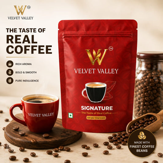 Velvet Valley Instant Coffee | Premium Coffee Blend | 100g Pouch